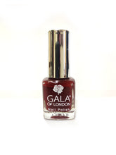 Gala of London Bridal Nail Polish - Bridal Maroon Glossy BR25